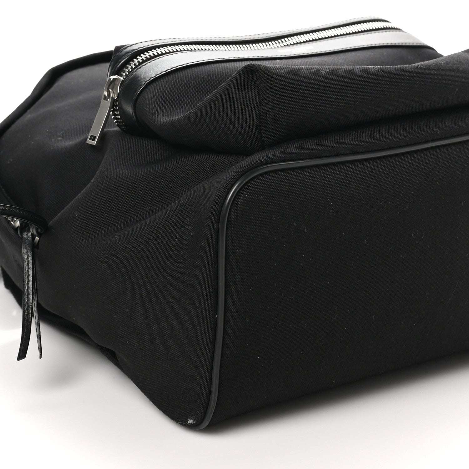 Saint Laurent Canvas City Backpack Black 8 of 9