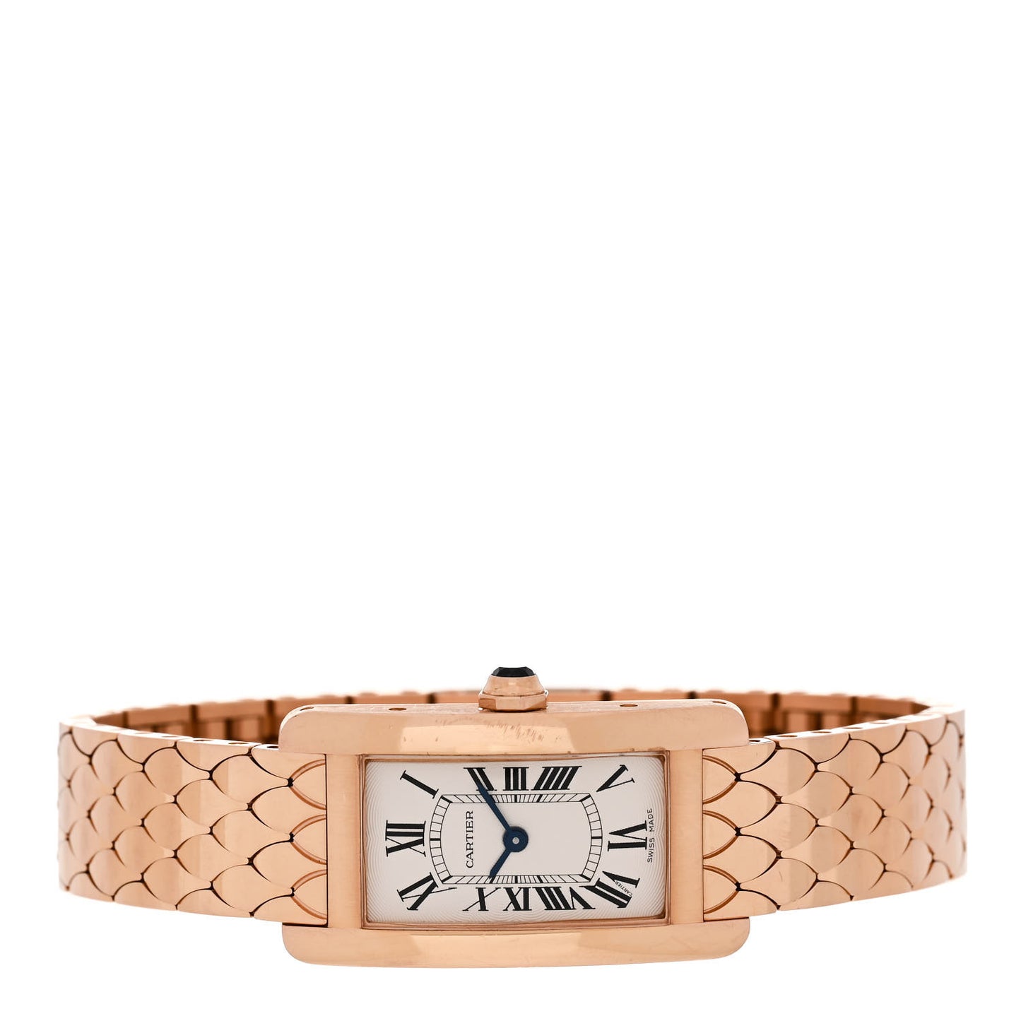 18K Pink Gold 19mm Tank Americaine Quartz Watch