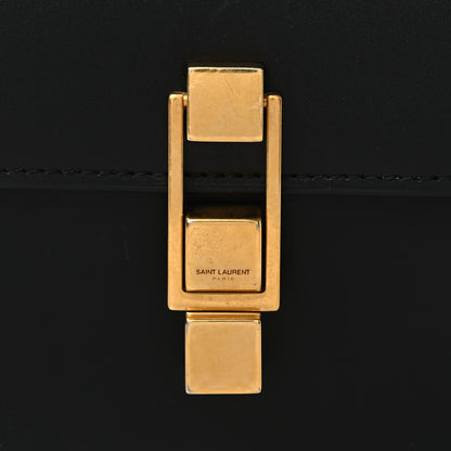 Saint Laurent Smooth Calfskin Carre Satchel Black 7 of 14