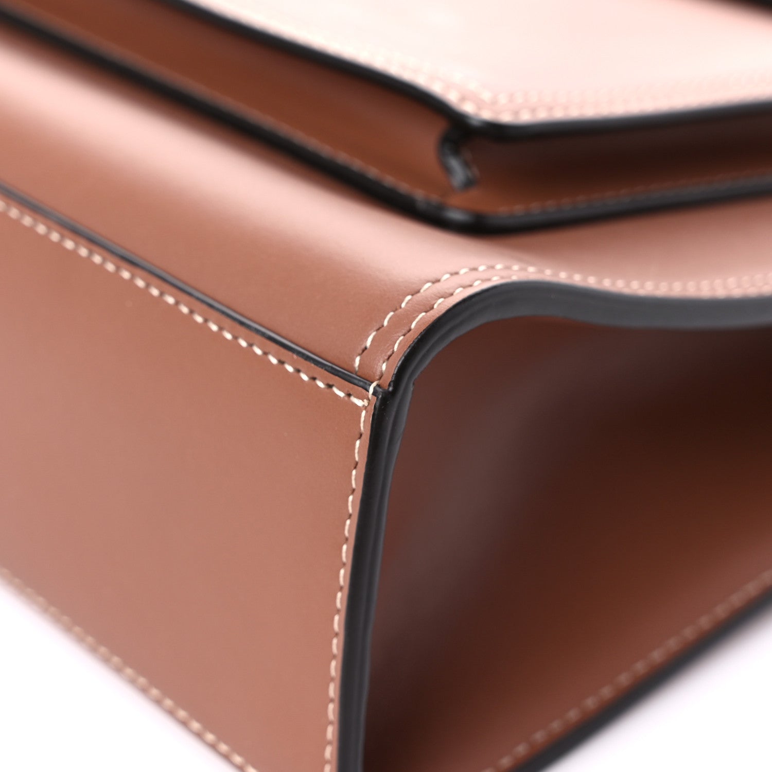 Burberry Smooth Calfskin Medium Pocket Bag Malt Brown 9 of 15