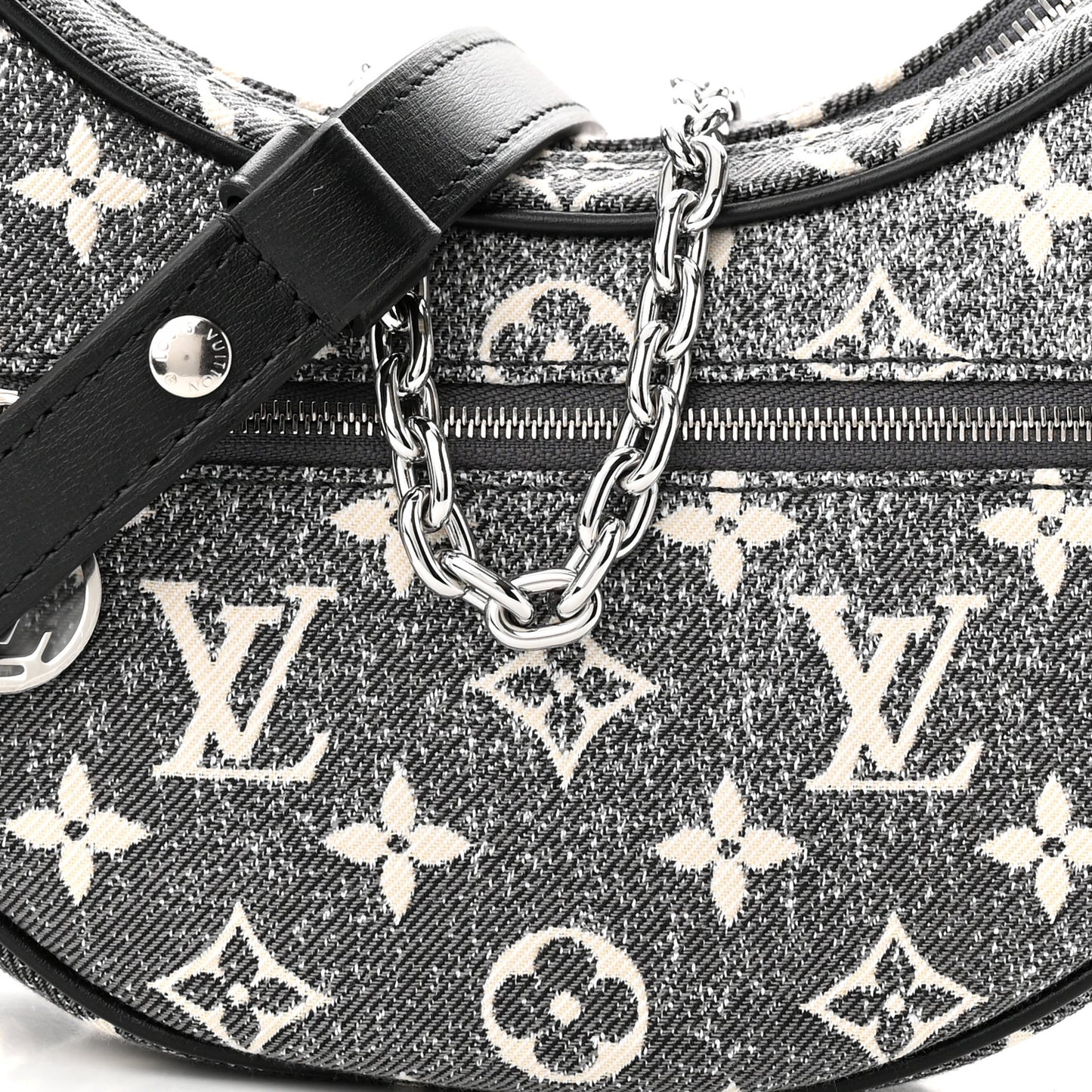 Monogram Jacquard Denim Loop Black