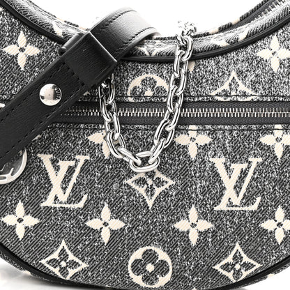 Louis Vuitton Monogram Jacquard Denim Loop Black 7 of 10