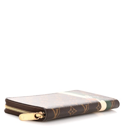 Louis Vuitton Monogram Groom Zippy Organizer Wallet Green 4 of 9