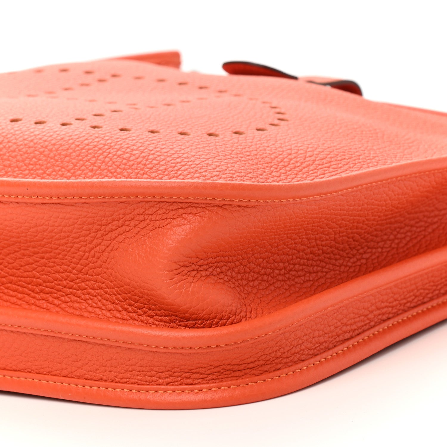 Hermes Taurillon Clemence Evelyne III PM Orange Poppy 11 of 12