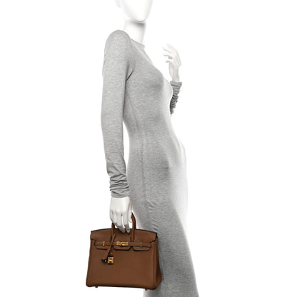 Hermes Togo Birkin 25 Alezan 2 of 11