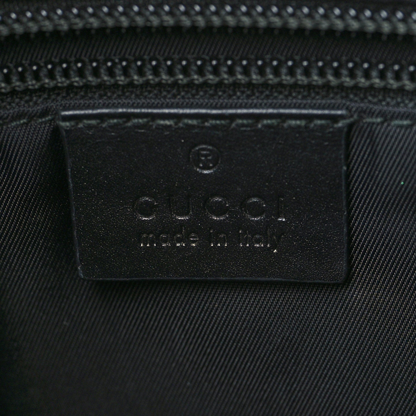 GG Supreme Monogram Web Messenger Bag Black