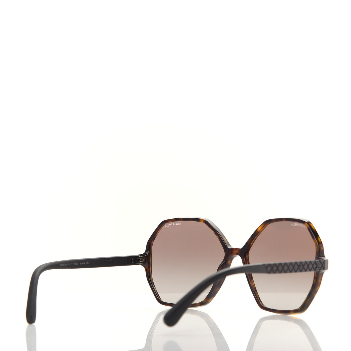 Acetate Wood Rubber Square Sunglasses 9076 Dark Tortoise