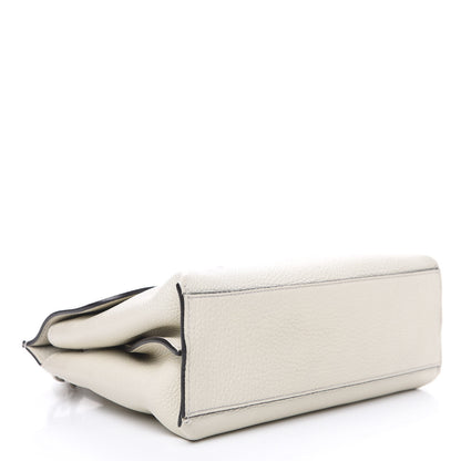 Gucci Cellarius Calfskin Small Bamboo Daily Top Handle Bag Mystic White 3 of 9