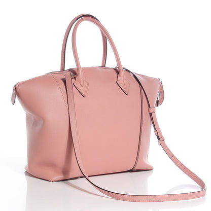 Louis Vuitton Veau Cachemire Soft Lockit MM Magnolia 3 of 9