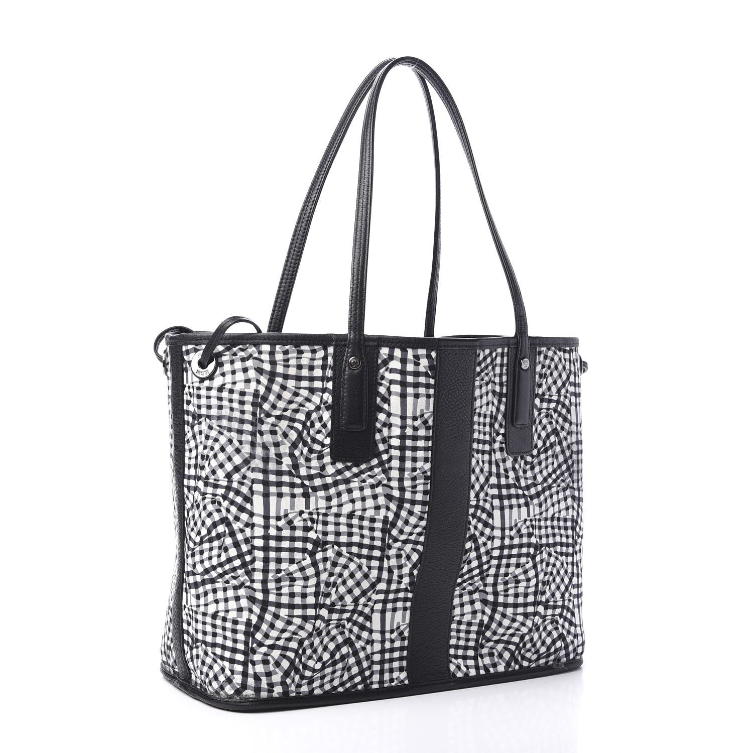 MCM Visetos Medium Liz Reversible Shopper Tote Black 5 of 15