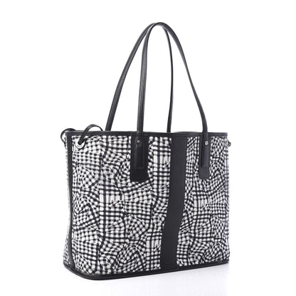 MCM Visetos Medium Liz Reversible Shopper Tote Black 5 of 15