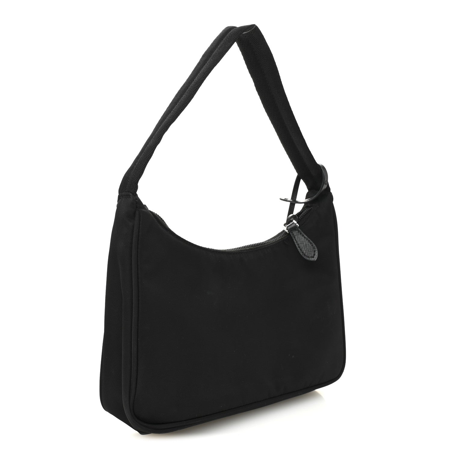 Prada Tessuto Nylon Mini Re-Edition 2000 Bag Black 3 of 13