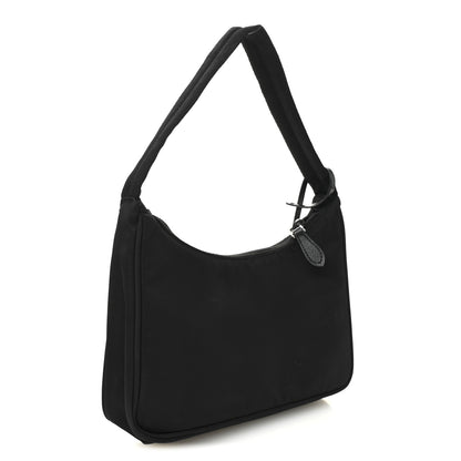 Prada Tessuto Nylon Mini Re-Edition 2000 Bag Black 3 of 13