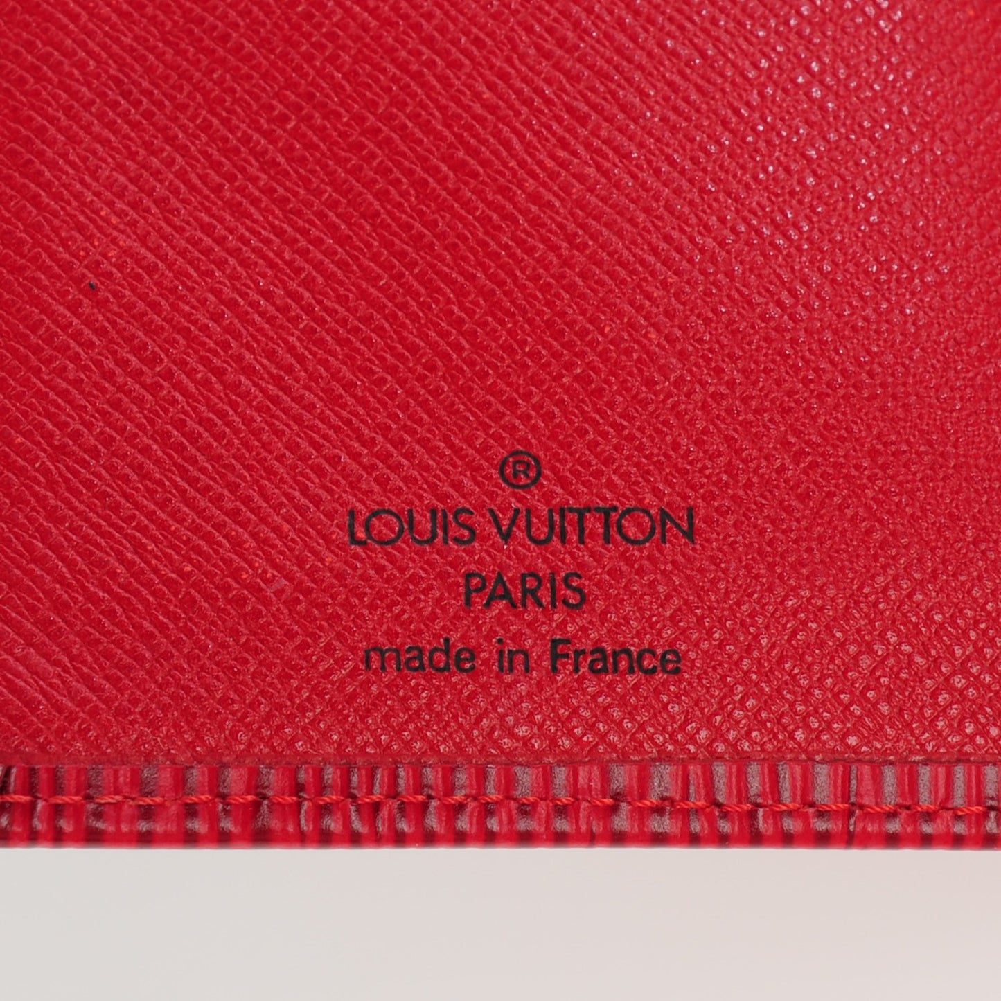 Epi Viennois Continental French Purse Wallet Rouge