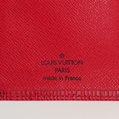 Louis Vuitton Epi Viennois Continental French Purse Wallet Rouge 6 of 7
