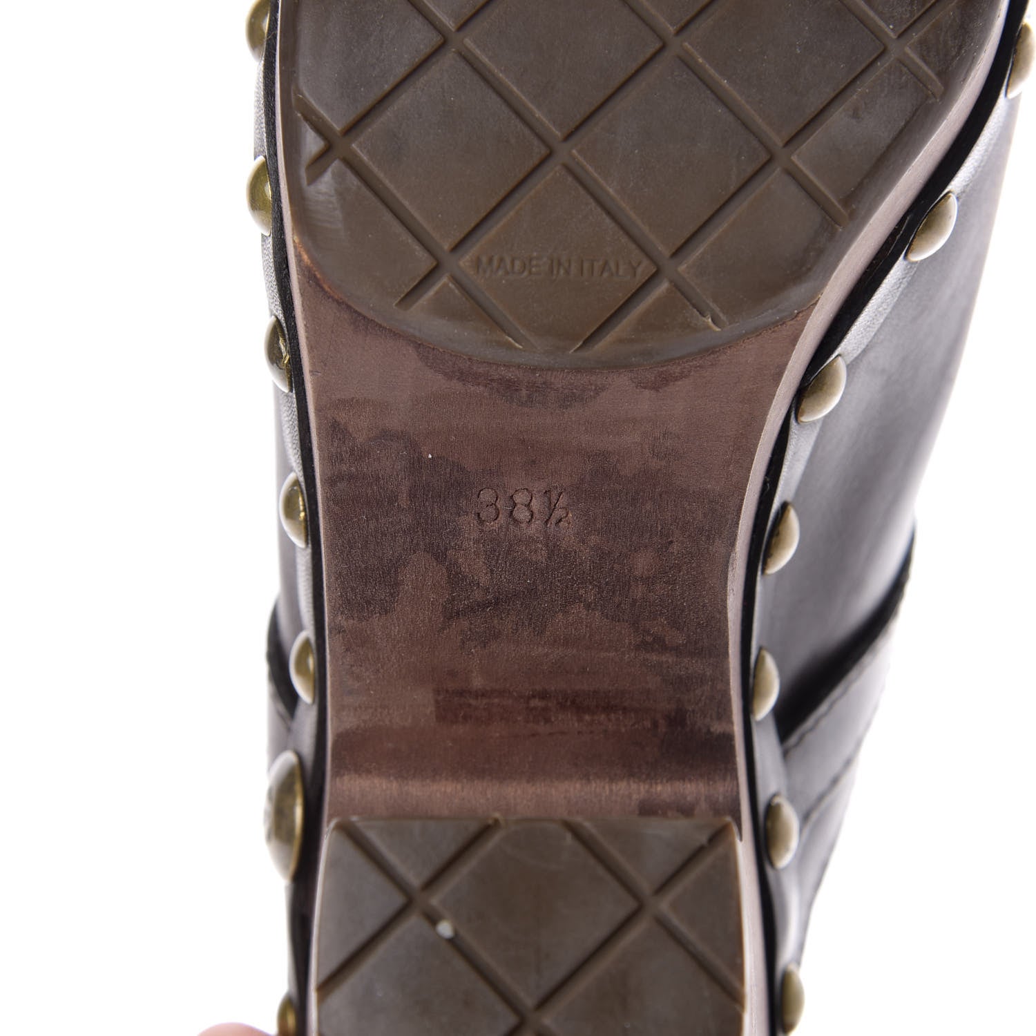 Chanel Calfskin CC Clog 38.5 Brown 8 of 9