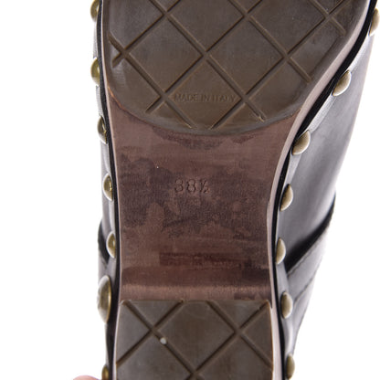 Chanel Calfskin CC Clog 38.5 Brown 8 of 9