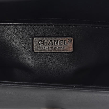Chanel Galuchat Stingray Small Boy Flap Black 6 of 10