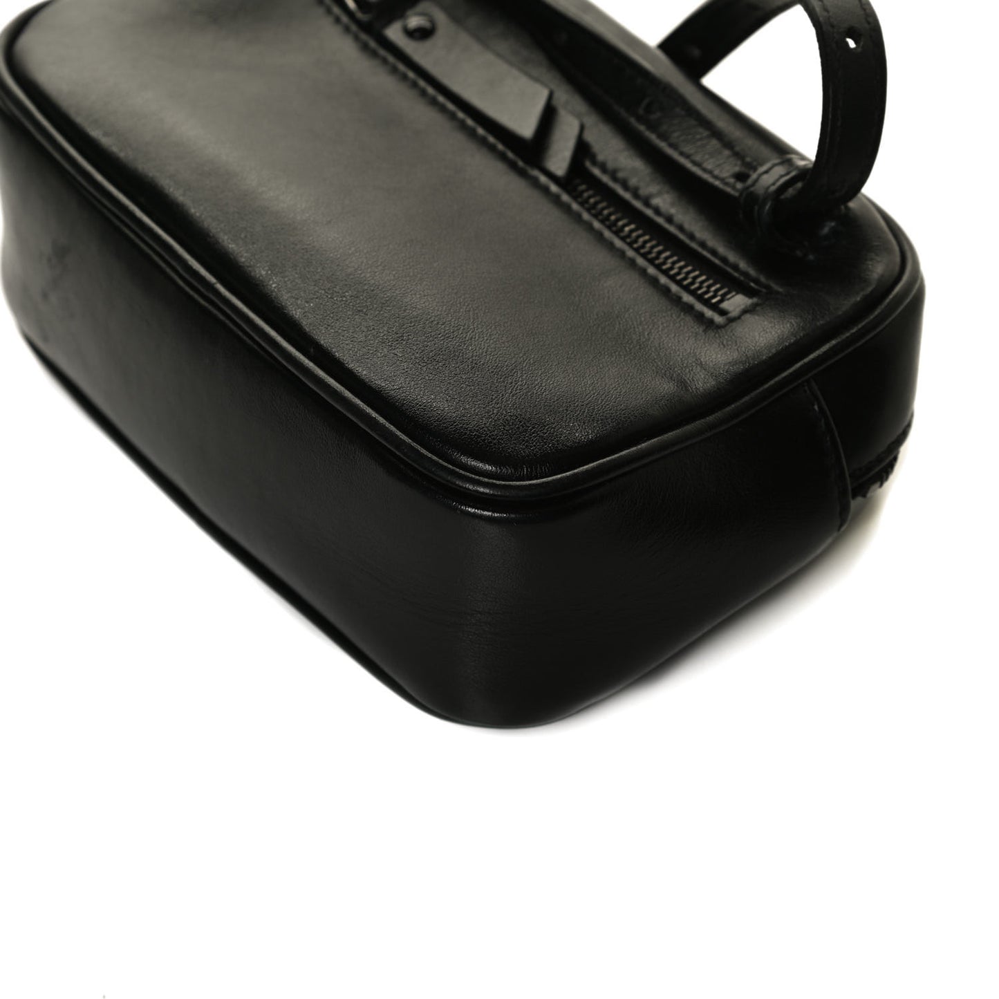 Calfskin Matelasse Monogram Lou Belt Bag Black