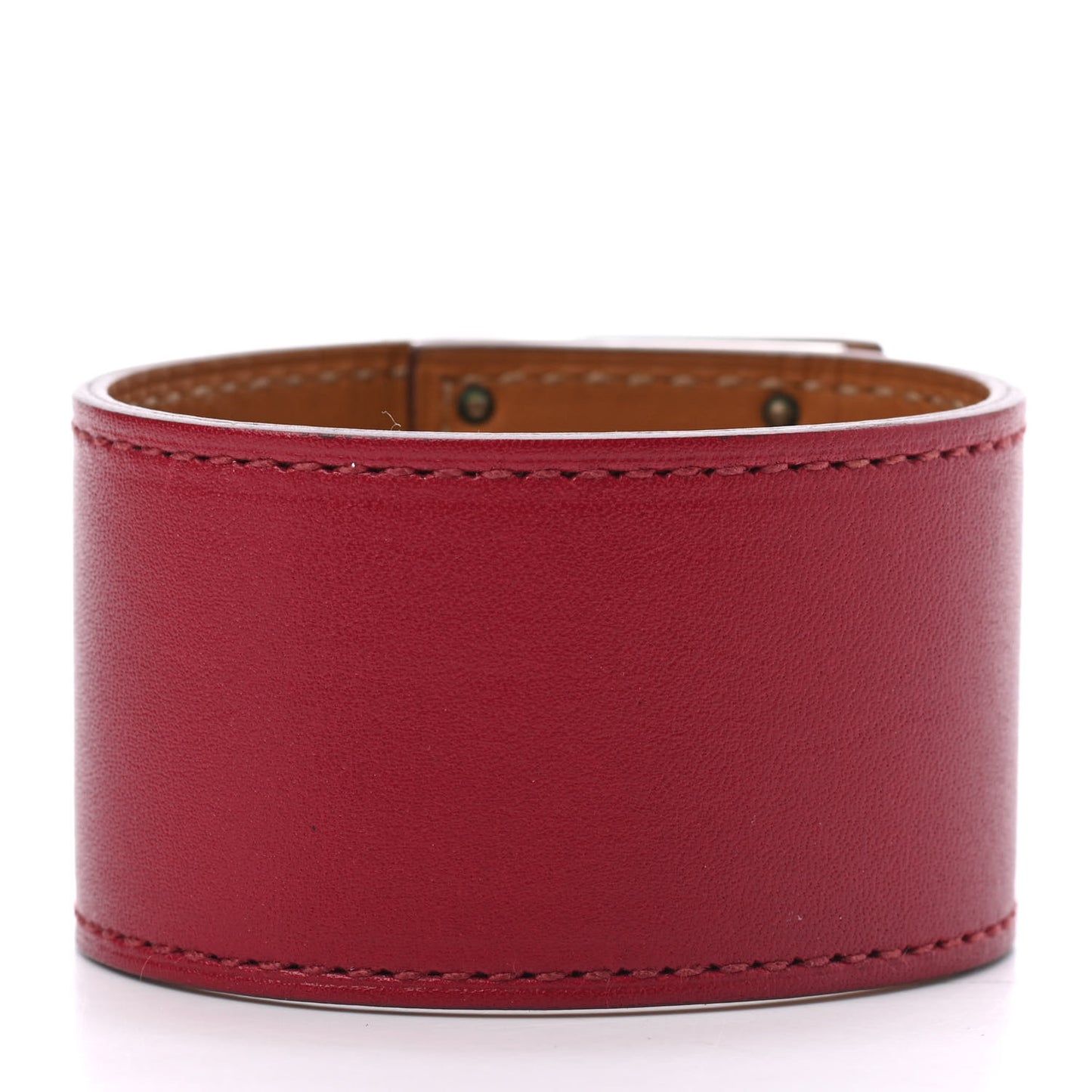 Tadelakt Kelly Dog Bracelet Rubis