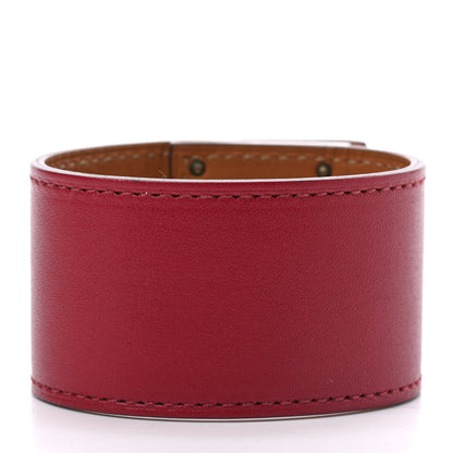 Hermes Tadelakt Kelly Dog Bracelet Rubis 2 of 3