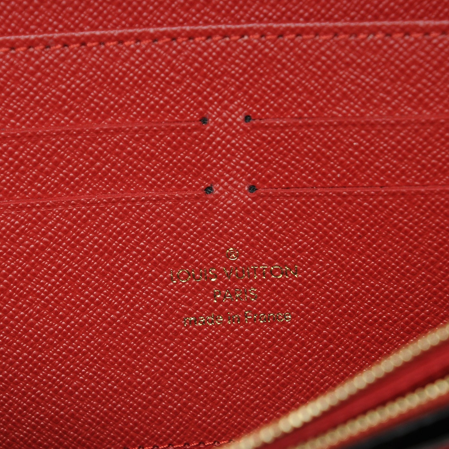 Monogram Retiro Zippy Wallet Cherry