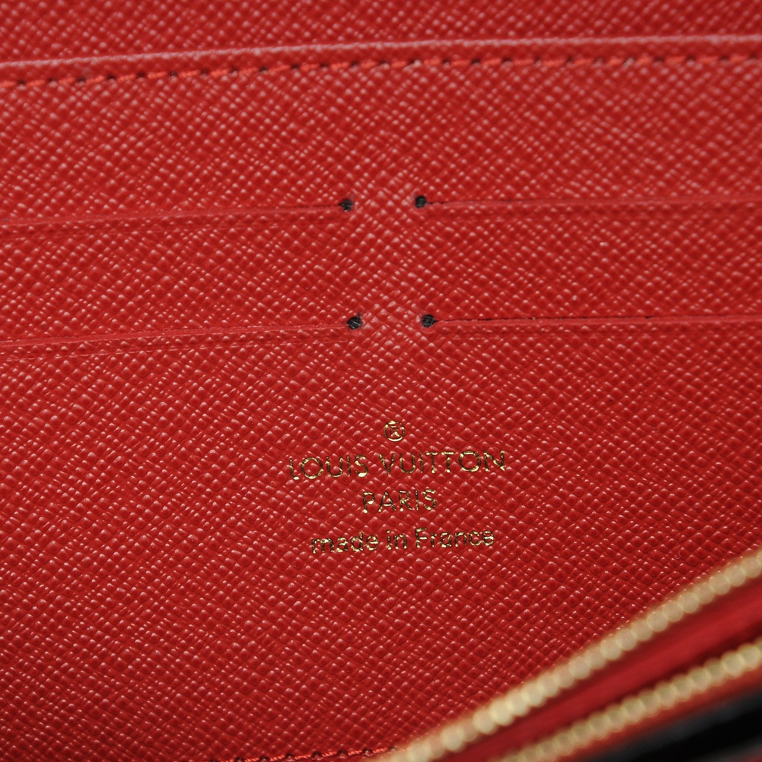 Louis Vuitton Monogram Retiro Zippy Wallet Cherry 6 of 7