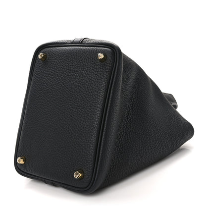 Hermes Taurillon Clemence Picotin Lock 18 PM Black 8 of 9