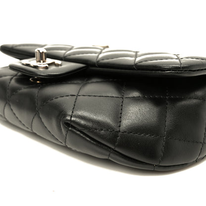Chanel Calfskin Quilted CC Uniform Flap Belt Bag Black 10 of 10