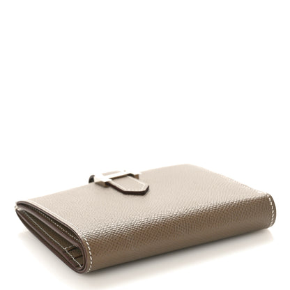 Hermes Epsom Bearn Compact Wallet Etoupe 4 of 9