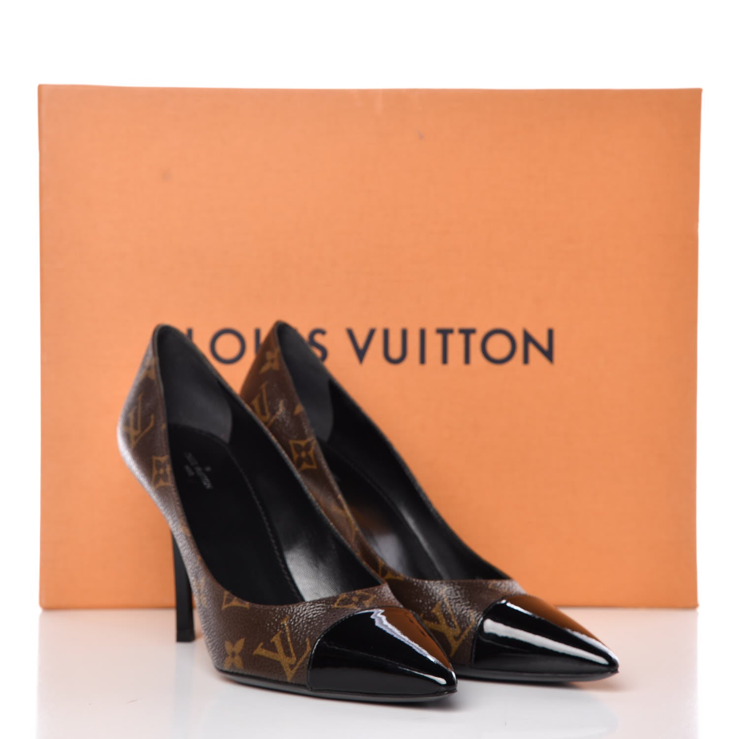 Louis Vuitton Patent Monogram Fetish Pumps 39.5 9 of 9
