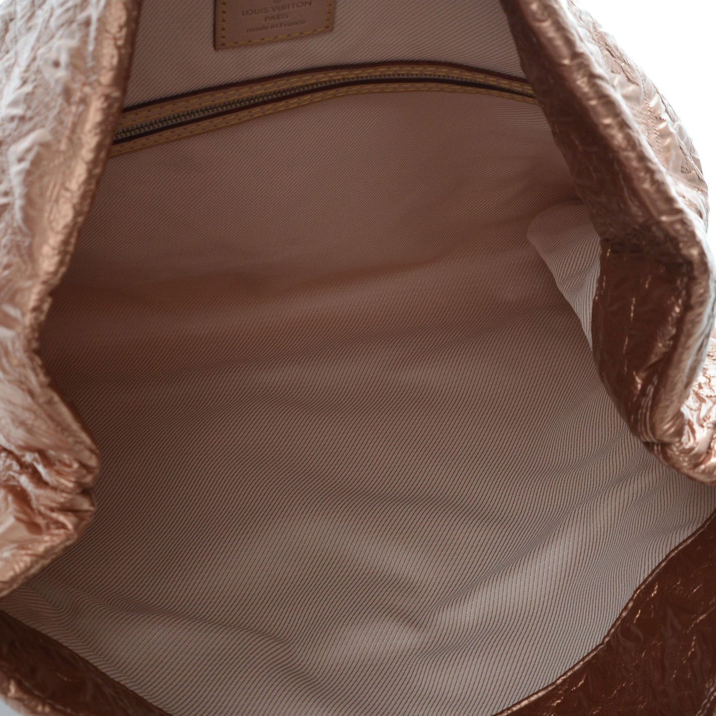 Jacquard Quilted Monogram Limelight Clutch GM Rose Gold