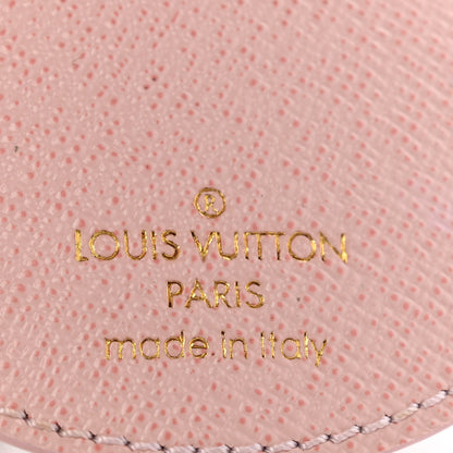 Louis Vuitton Monogram LV Mirror Bag Charm Key Holder Rose Ballerine 3 of 5