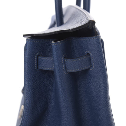 Hermes Togo Birkin 40 Bleu Thalassa 11 of 42
