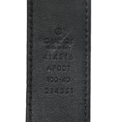 Gucci Calfskin Double G 30mm Belt 100 40 Black 3 of 3