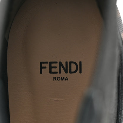 Fendi Mesh Tulle FF Colibri 85mm Ankle Booties 41 Tobacco Moro Black 7 of 8