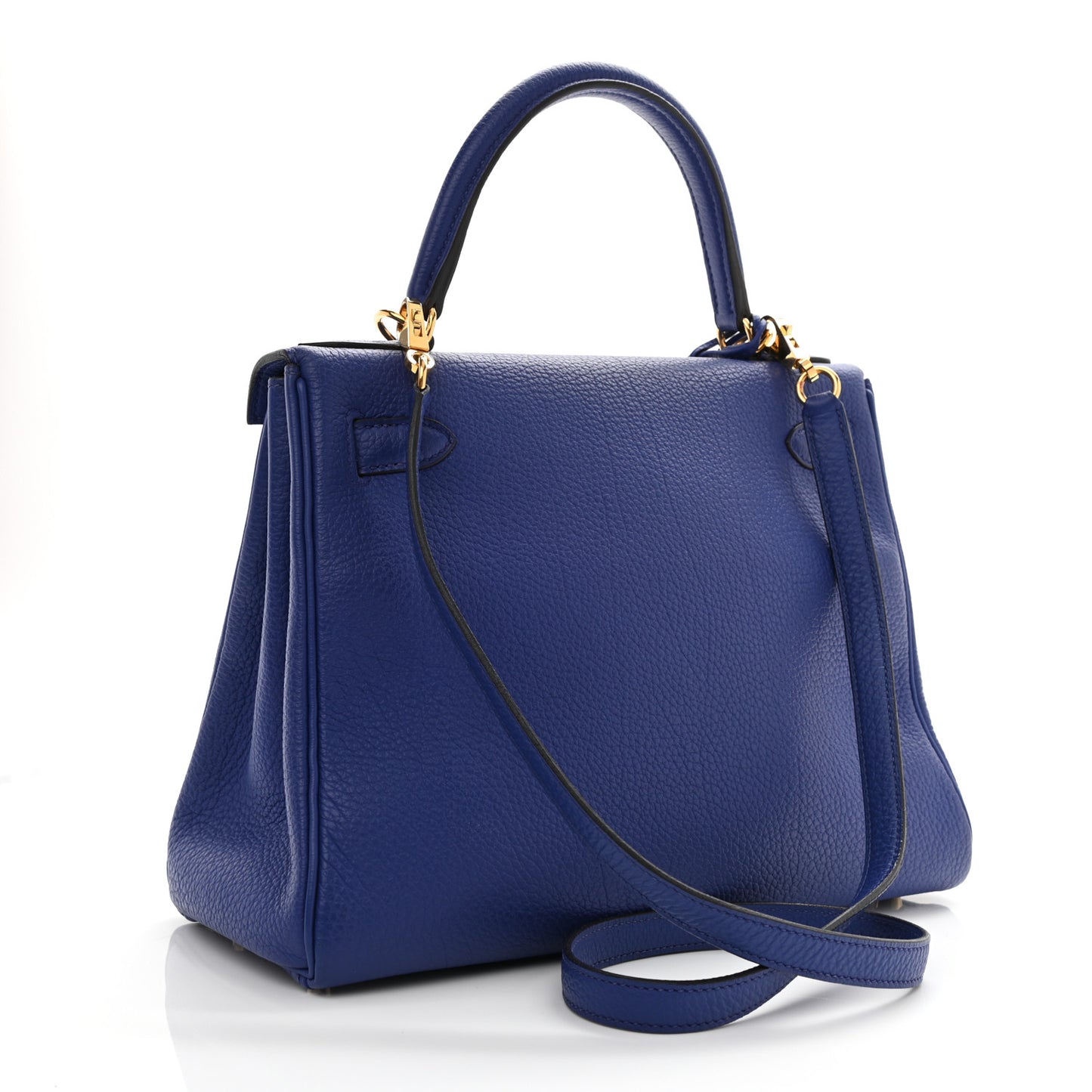 Togo Kelly Retourne 28 Bleu Electrique