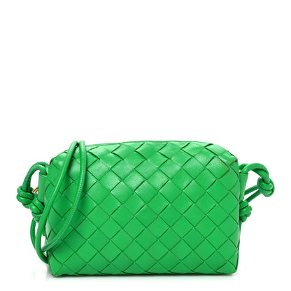Bottega Veneta Nappa Intrecciato Mini Loop Camera Bag Parakeet 1 of 11