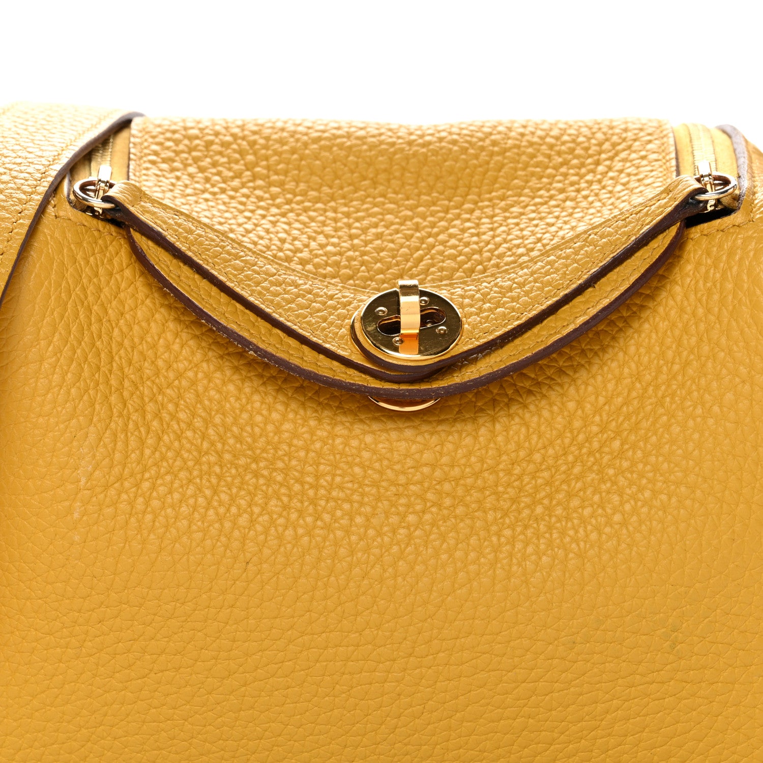 Hermes Taurillon Clemence Mini Lindy 20 Sun 8 of 11