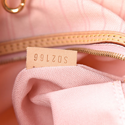 Louis Vuitton Damier Azur Delightful PM Rose Ballerine 7 of 12