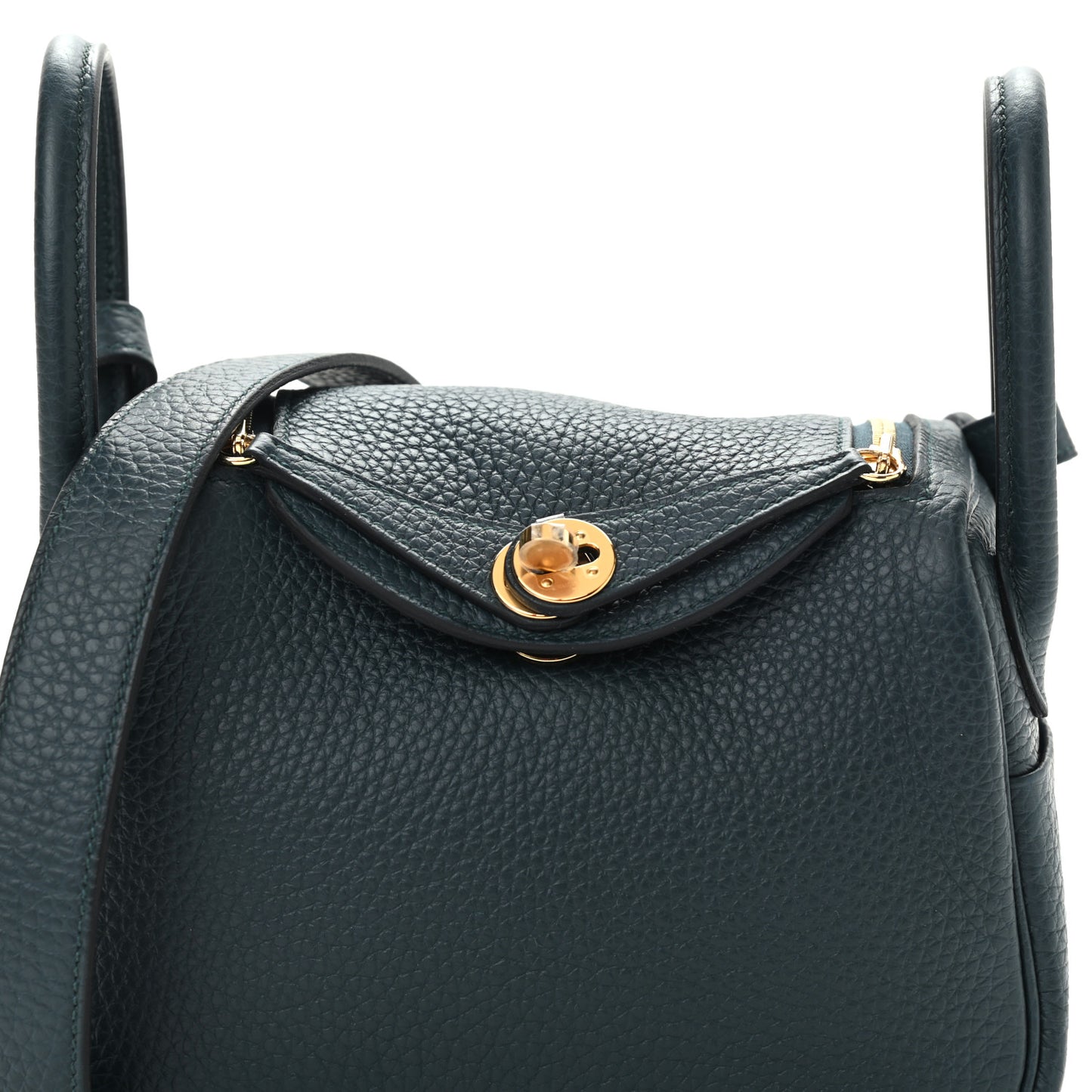 Taurillon Clemence Mini Lindy 20 Vert Cypress