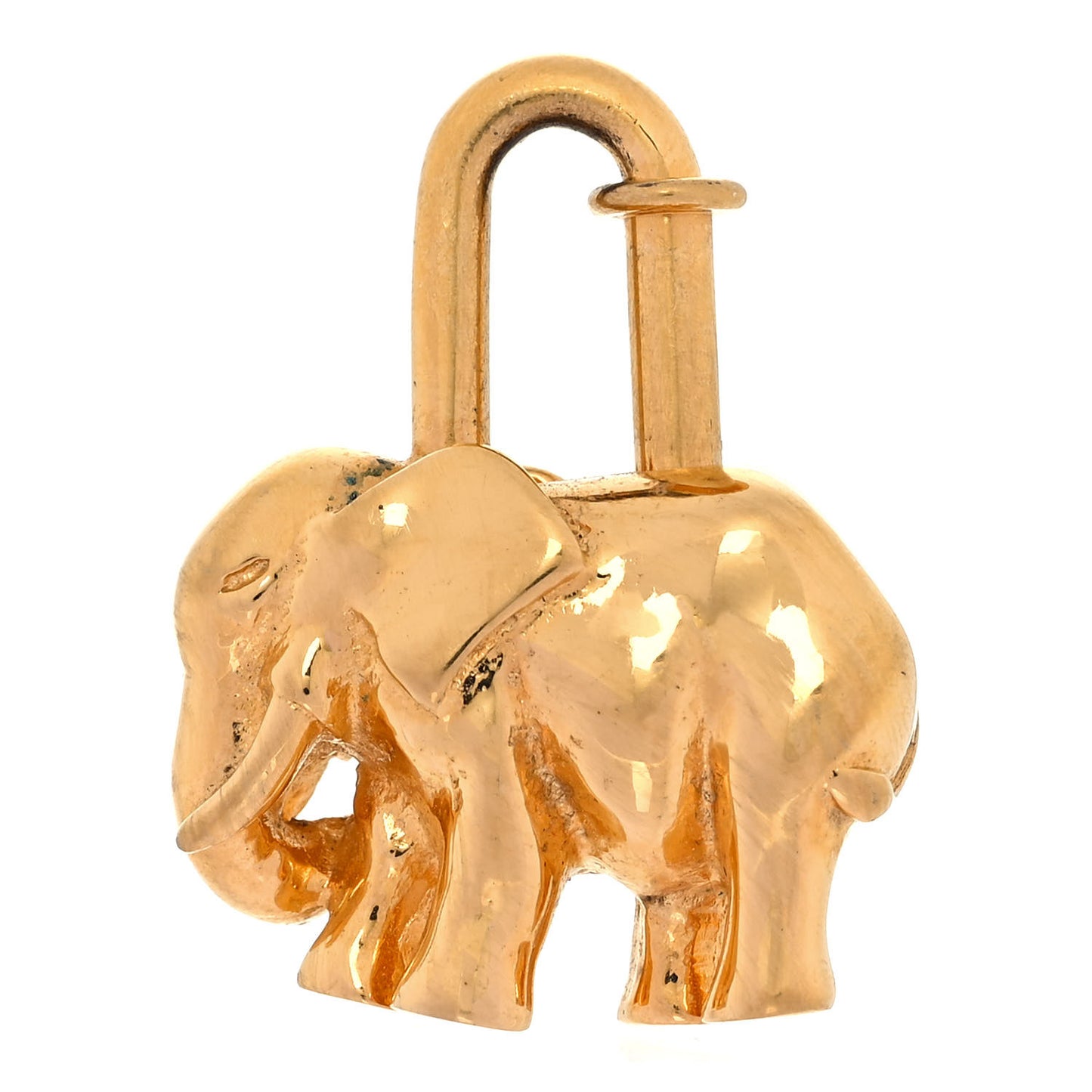 Permabrass Elephant Cadena Lock Gold