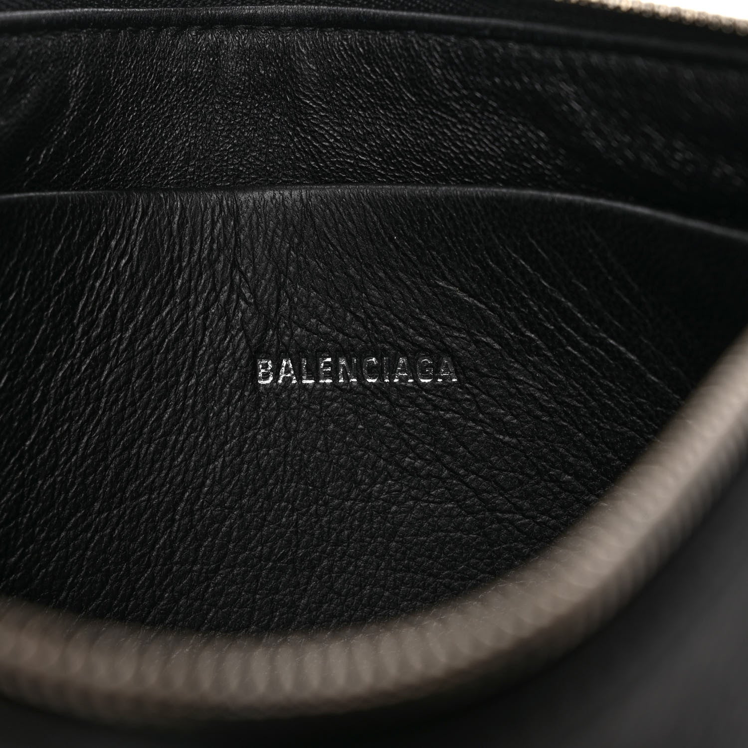 Balenciaga Calfskin Large Everyday Zip Pouch Black 6 of 7