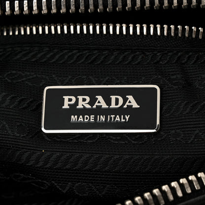 Prada Vitello Heavy Push Lock Pocket Shoulder Bag Black 6 of 9