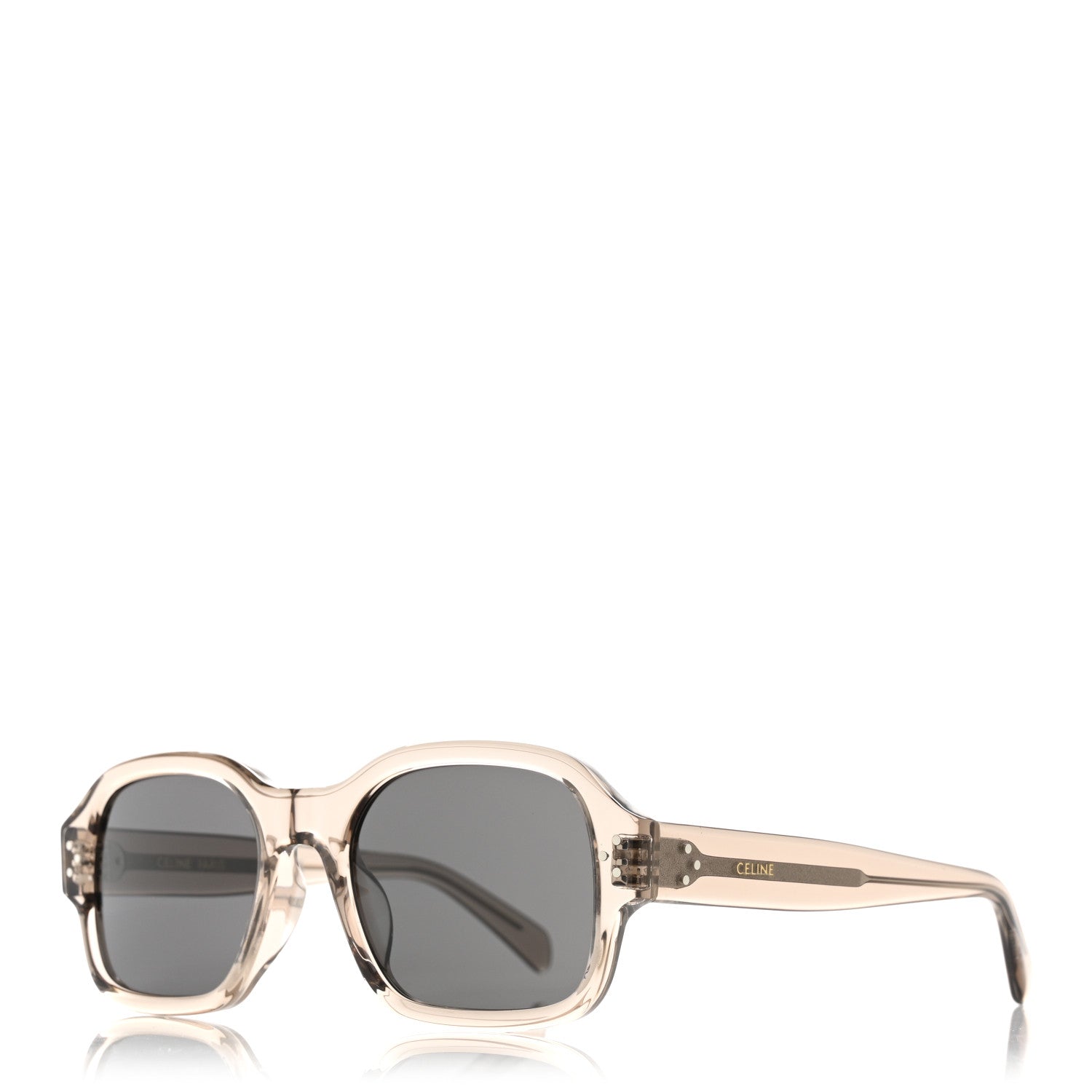 Celine Acetate Square Sunglasses CL40266U Beige Smoke 1 of 7