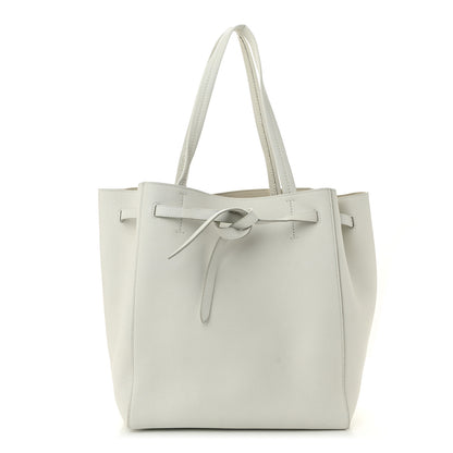 Celine Soft Grained Calfskin Small Belt Cabas Phantom White 1 of 11