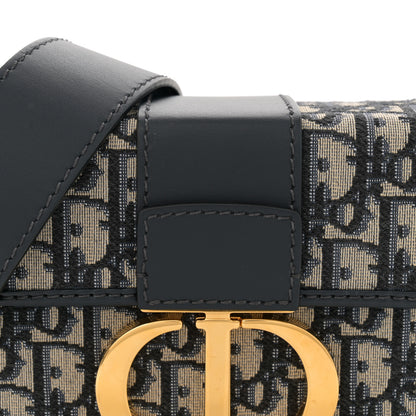 Christian Dior Oblique 30 Montaigne Box Bag Blue 8 of 11