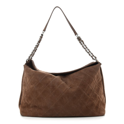 Chanel Nubuck Hobo Light Brown 1 of 13
