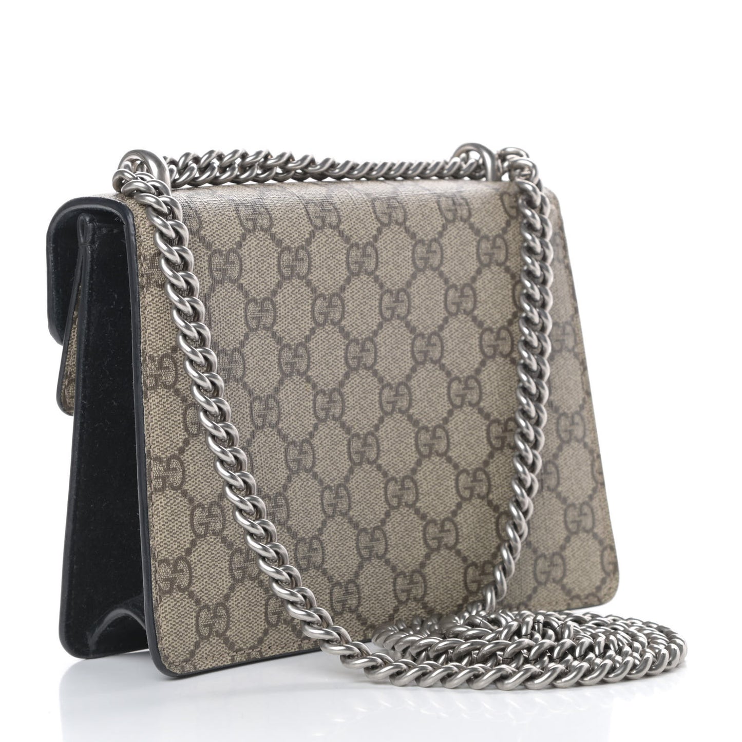 GG Supreme Monogram Mini Dionysus Shoulder Bag Black