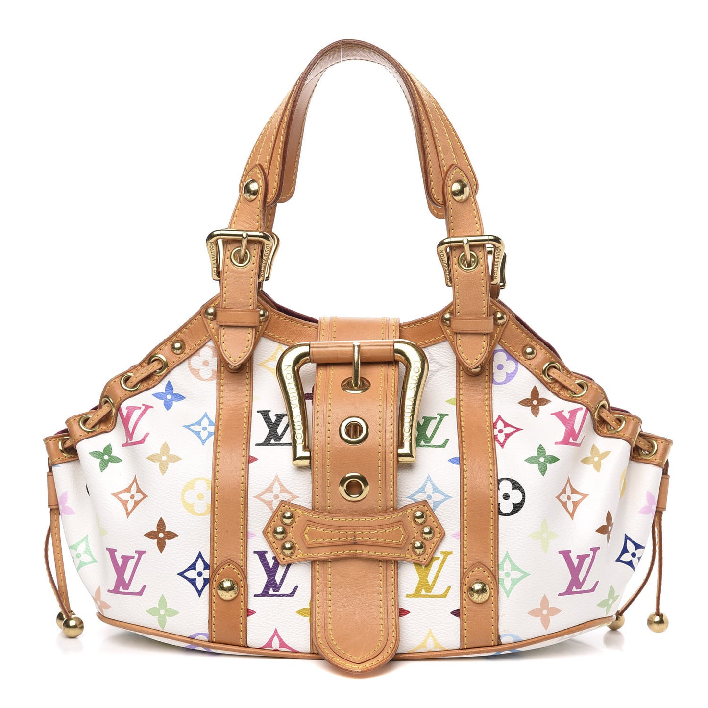 Monogram Multicolor Theda GM White